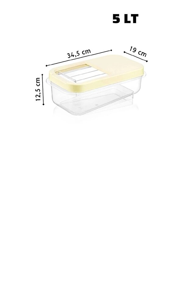 5 Lt Multibox Tablet Storage Box with Easy Sliding Lid and Label - 2