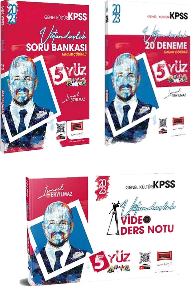 Yargı 2023 Kpss 5yüz Vatandaşlık Tamamı Çözümlü Soru Bankası, 20 Deneme Ve Video Ders Notları - 1