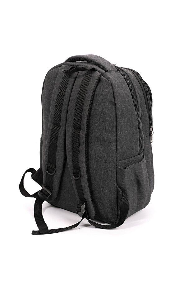 مودا 9010 حقيبة ظهر قماشية سوداء كبيرة الحجم - 3