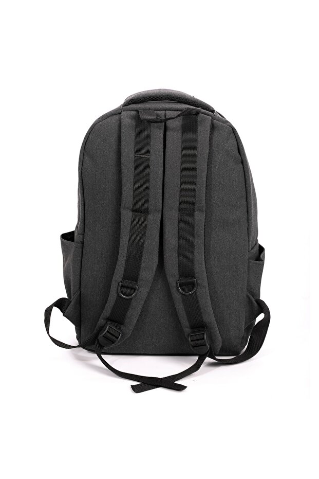 مودا 9010 حقيبة ظهر قماشية سوداء كبيرة الحجم - 4