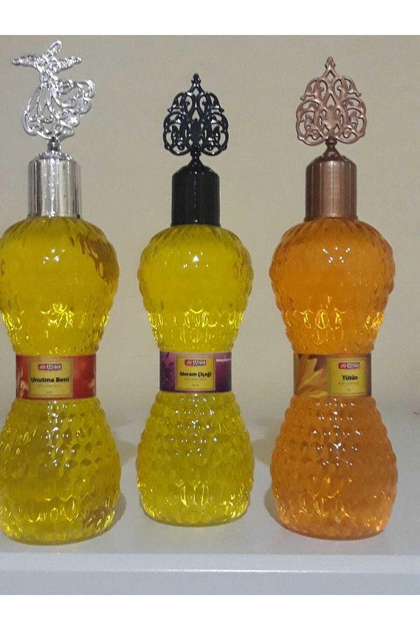 Süper Set 3 Lü Kolonya ( Unutma Beni - Meram Çiçeği - Tütün ) 70 Derece - 1