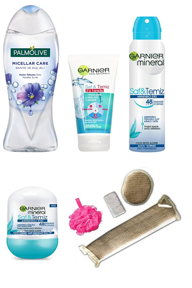 Bayan Bakım Seti - Banyo Lif Seti - 1
