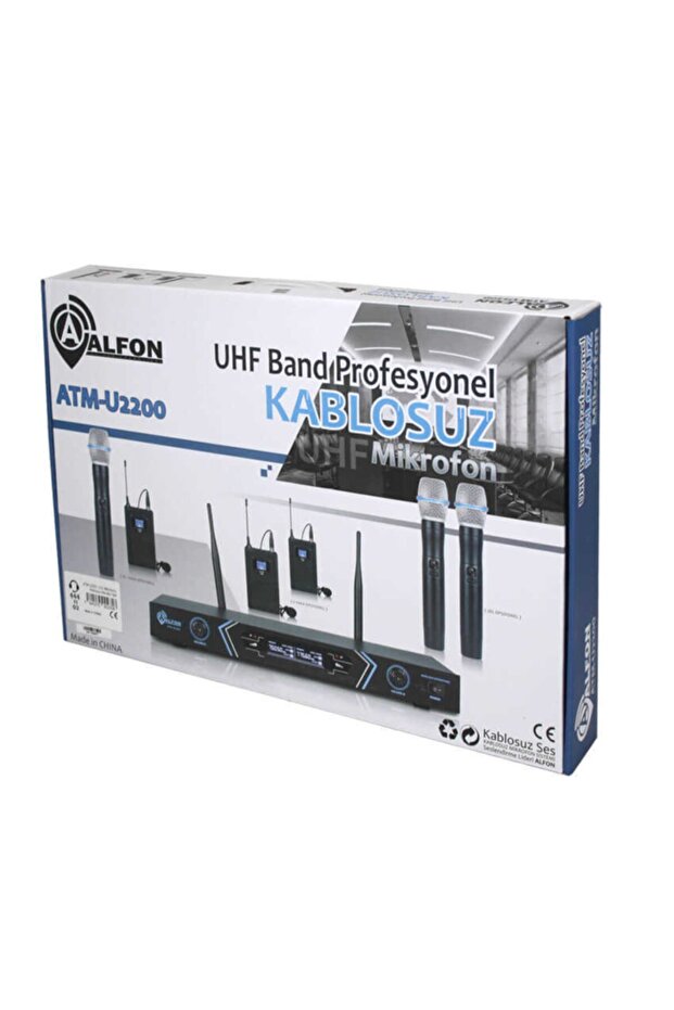Atm-u2200 2yaka Uhf Sabit Ch Telsiz Mikrofon - 4