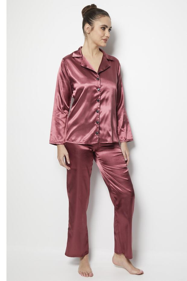 Saten Pijama Takım - 3