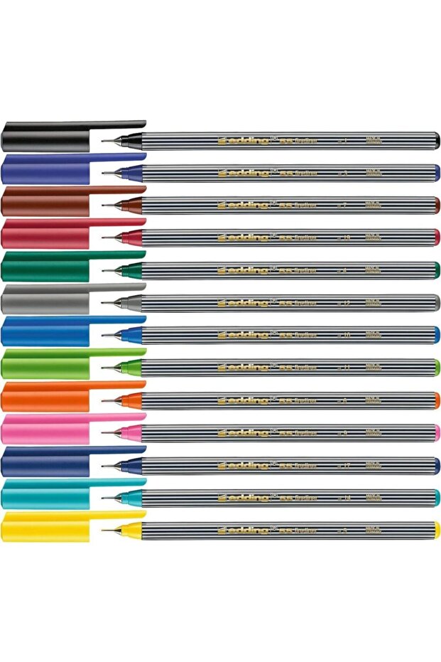 Fine Pen Kalem Seti 13 Renk e-55 - 1