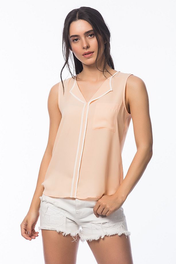 Kadın Pembe Bluz 5YAK63558EW - 1