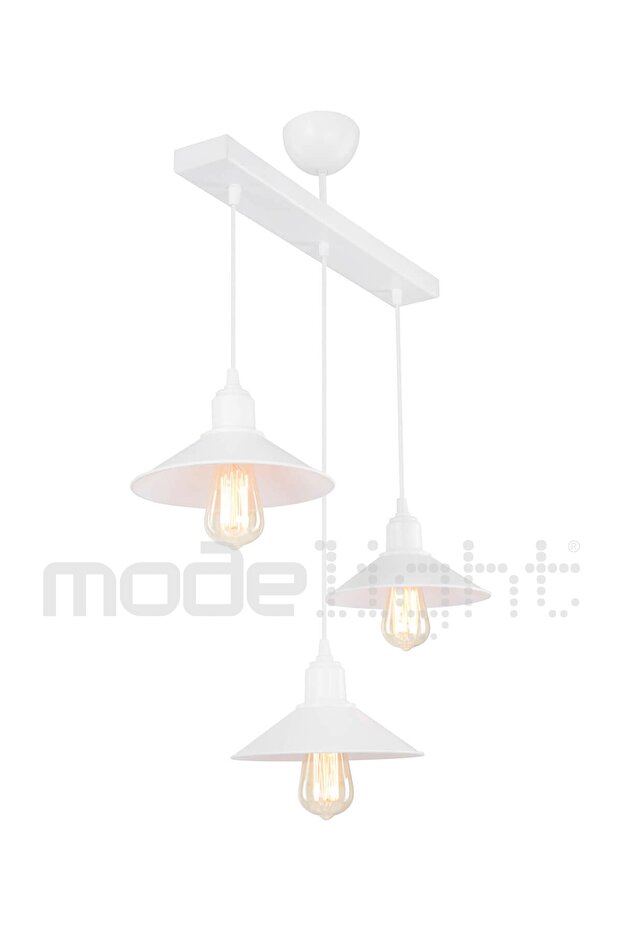 Maya 3lü Sıralı Sarkıt Beyaz - 2