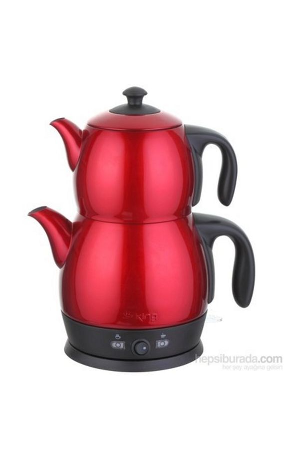 P 315 R Kırmızı Lea Çelik Çay Makinesi 8166 - 1