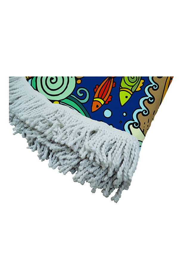 Στρογγυλή πετσέτα παραλίας - 4