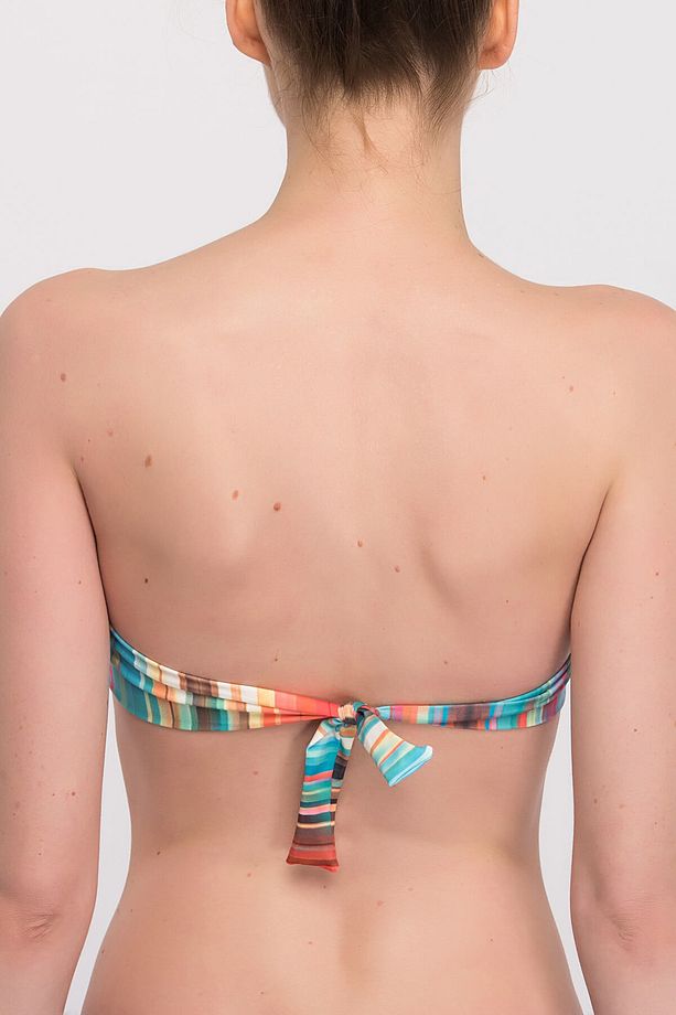 Kadın Desenli Çapraz Bikini Üstü CFAD092B61 - 4