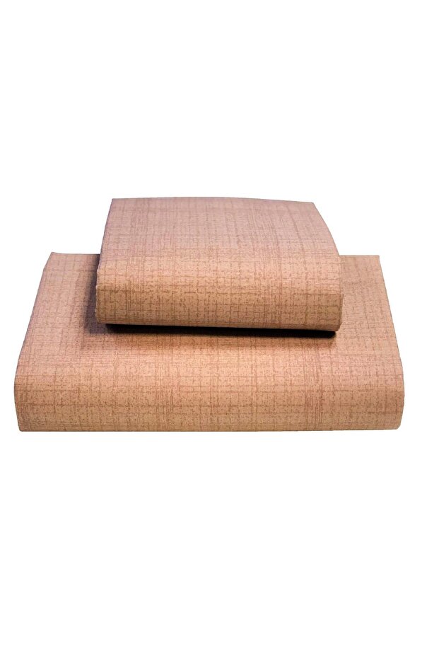 طقم ملاءة سرير فردية من رانفورس باللون البني الحليبي - 1