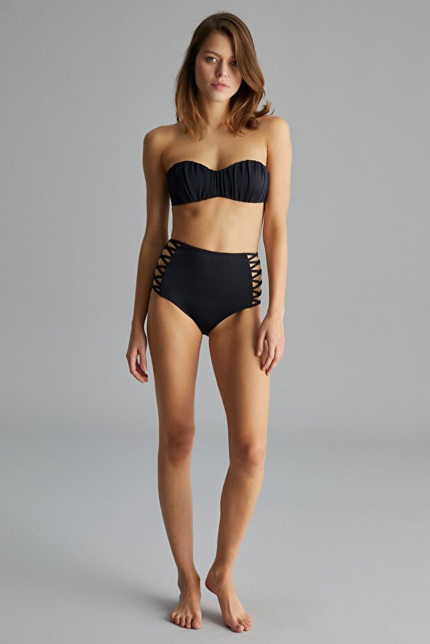 Siyah Basic High Fashion Bikini Altı - 4