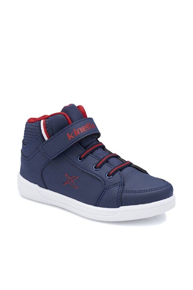 LENKO HI PU Navy Blue Red Boy Sneakers100264511