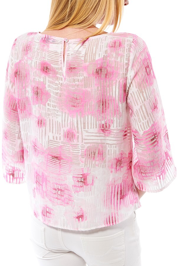 Patterned Maternity Patterned Blouse Bm273 - 4