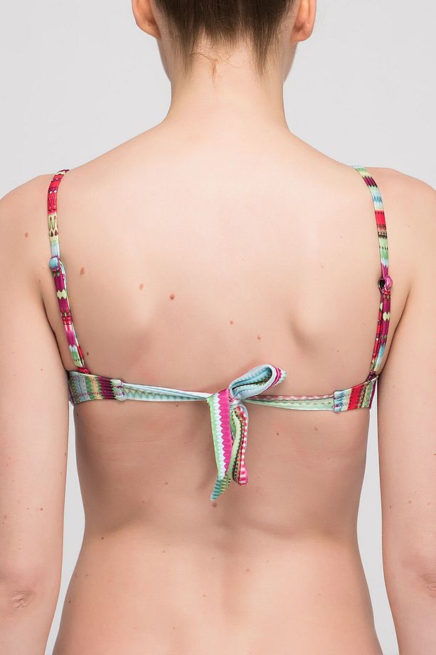 Kadın Desenli Push Up Bikini  Üstü CPUD092B14 - 2