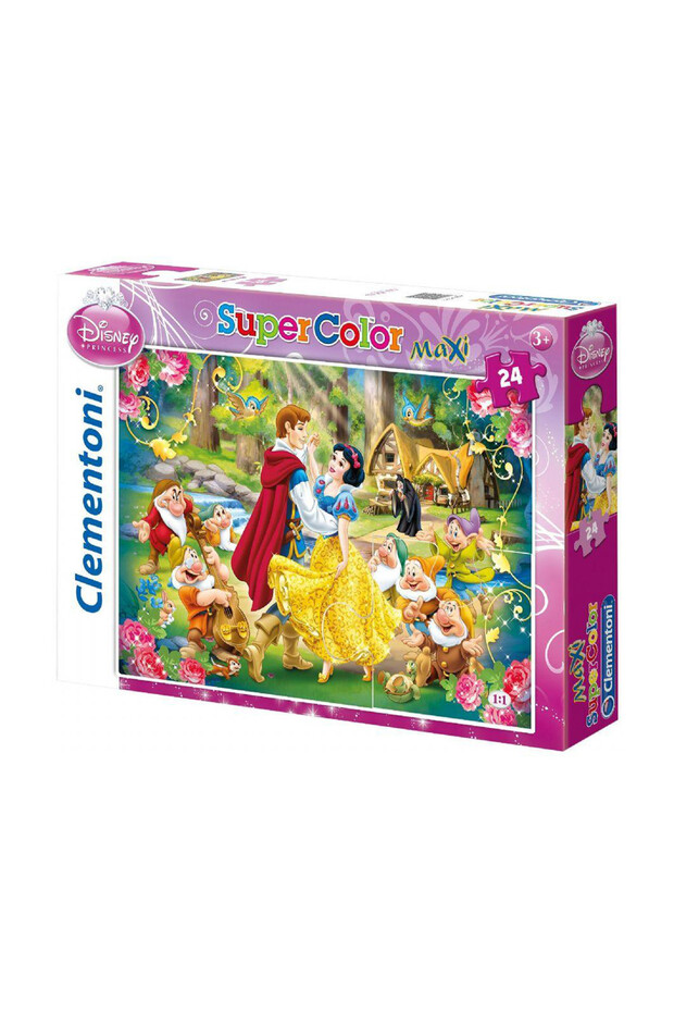 Pamuk Prenses Ve Yedi Cüceler Puzzle (Clementoni 24 Parça Maxi Boy) / - 2