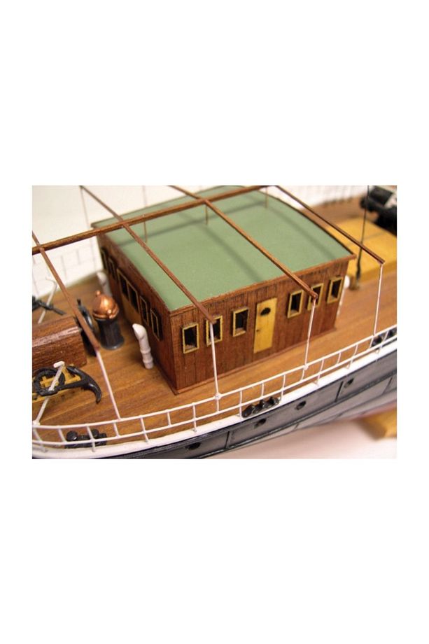 1/87 Ölçek, 123 Bandırma Vapuru, Ahşap Maketi - 5