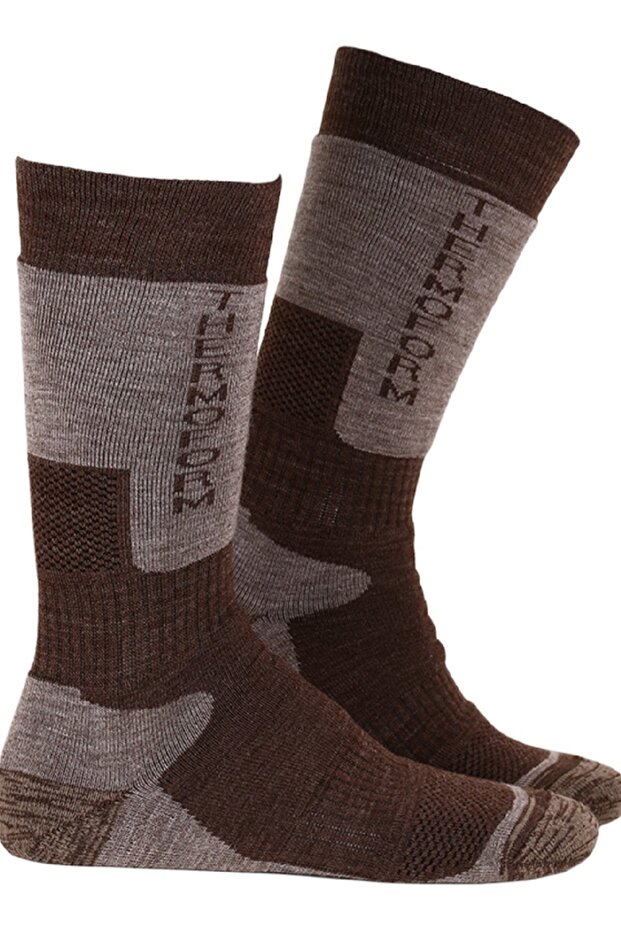 Кафяви външни чорапи - 1