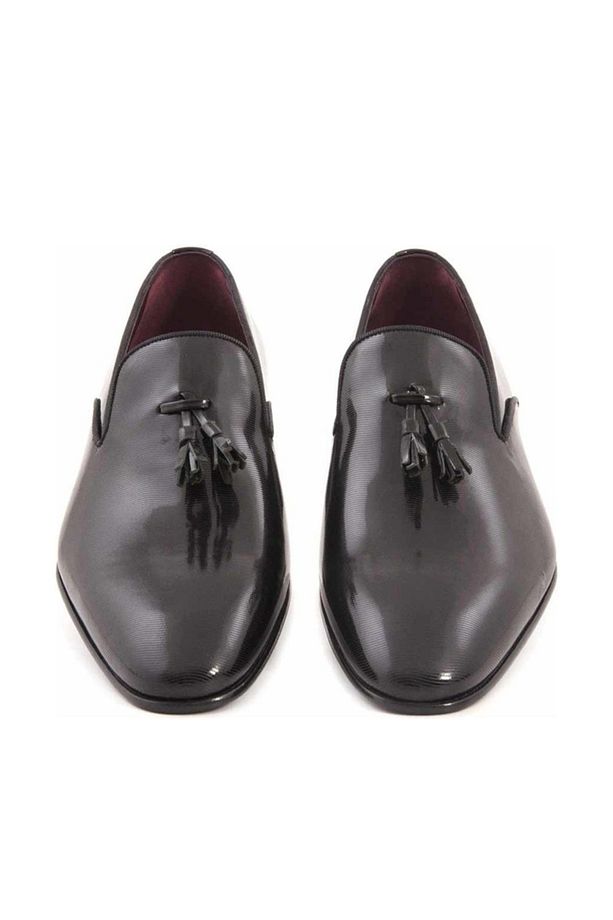 Sıyah Rugan Erkek Loafer Ayakkabı  191Kte321 10366 - 6