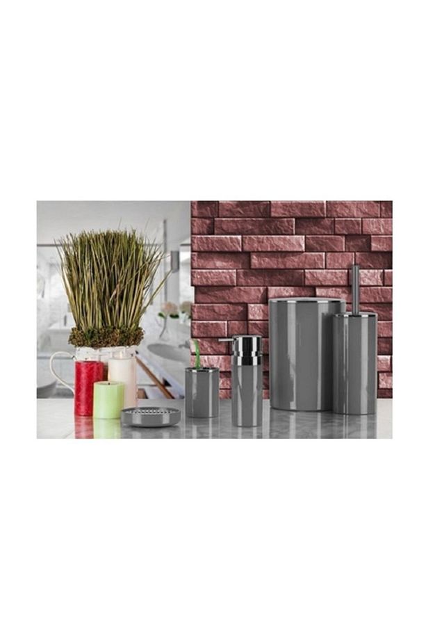 Lenox Gri 5 Parça Banyo Seti - 1