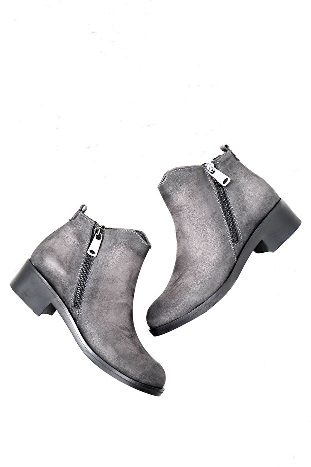 Gri Kadın Bot E0264012472 - 1