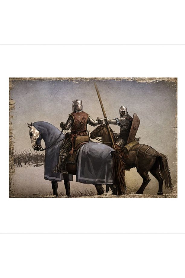 25cmX35cm Ahşap Tablo Mount And Blade Warband - 1
