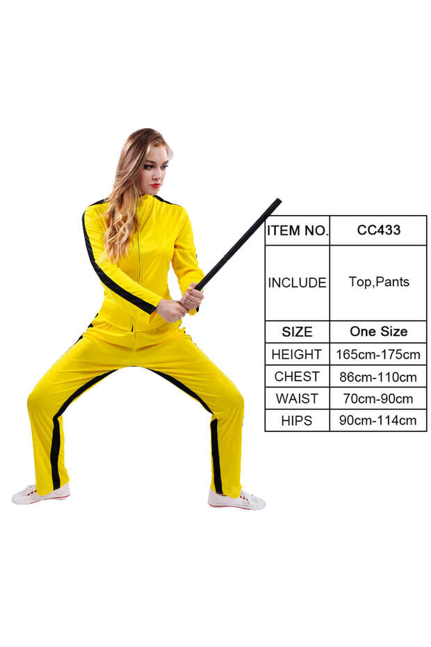Kill Bill Sarı Kostüm - 2