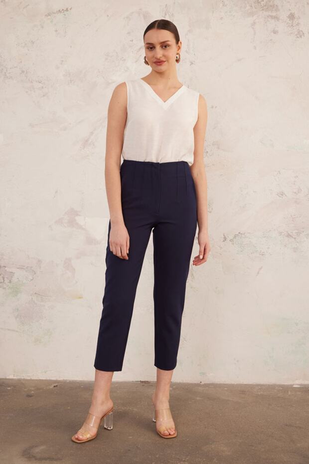 Yüksek Bel Pantolon - 1