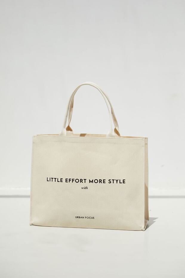 Baskılı Kanvas Çanta - 4