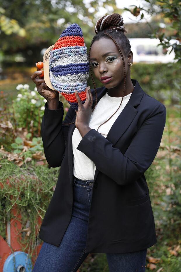 Tasarım Örme Cluch Çanta - 8