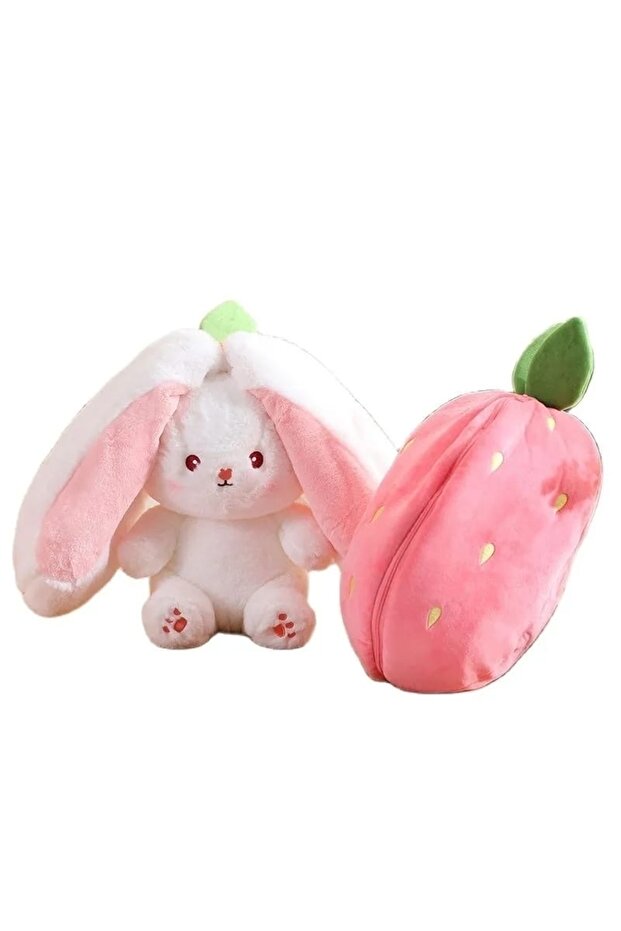 Strawberry Plush Rabbit 25 cm
