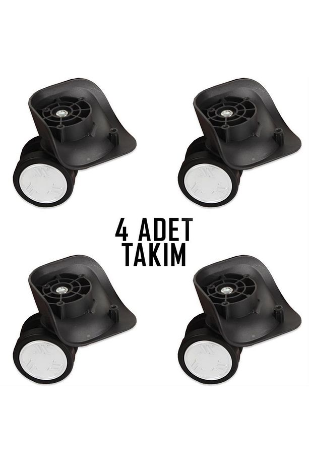Valiz Tekerleği Çift Teker 01 4 Adet Gri - 1