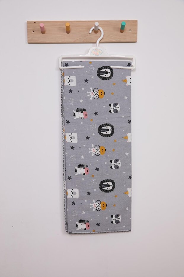 Multi-Purpose Baby Kids Flannel Diaper Cover Blanket 80*90 Cute Animals