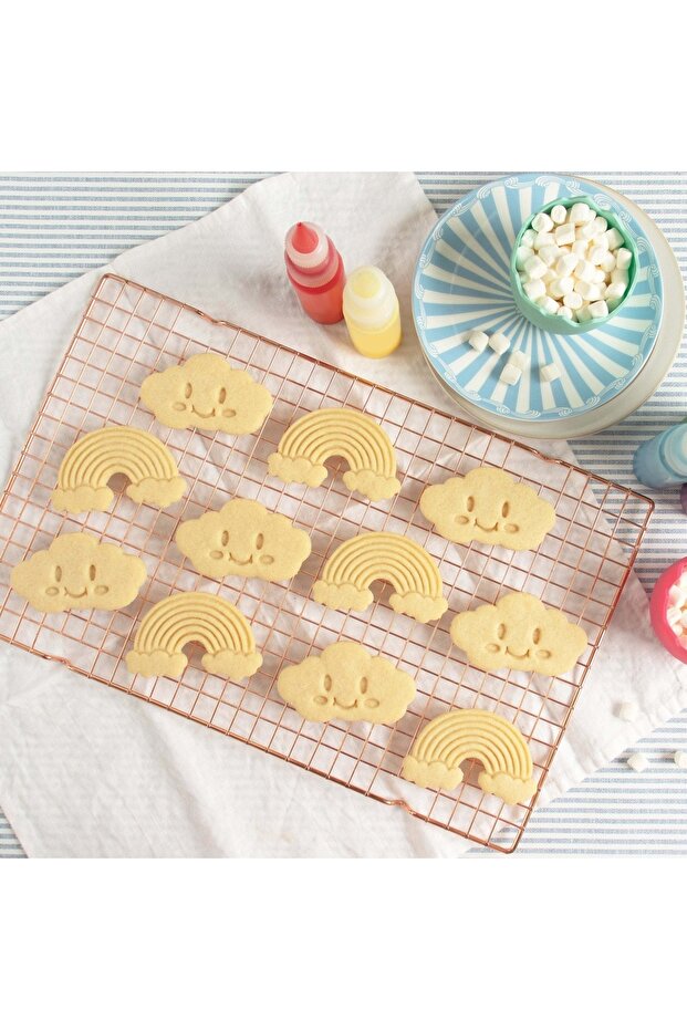 Cloud - Rainbow Cookie Mold and Sugar Plasticine Mold Set of Two - 3