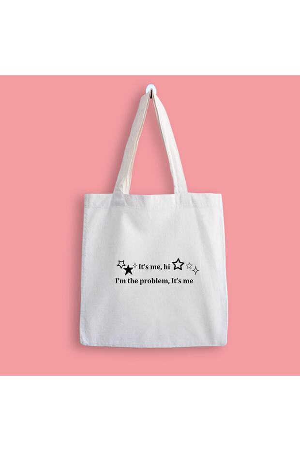 It's Me Hi Printed Cloth Bag