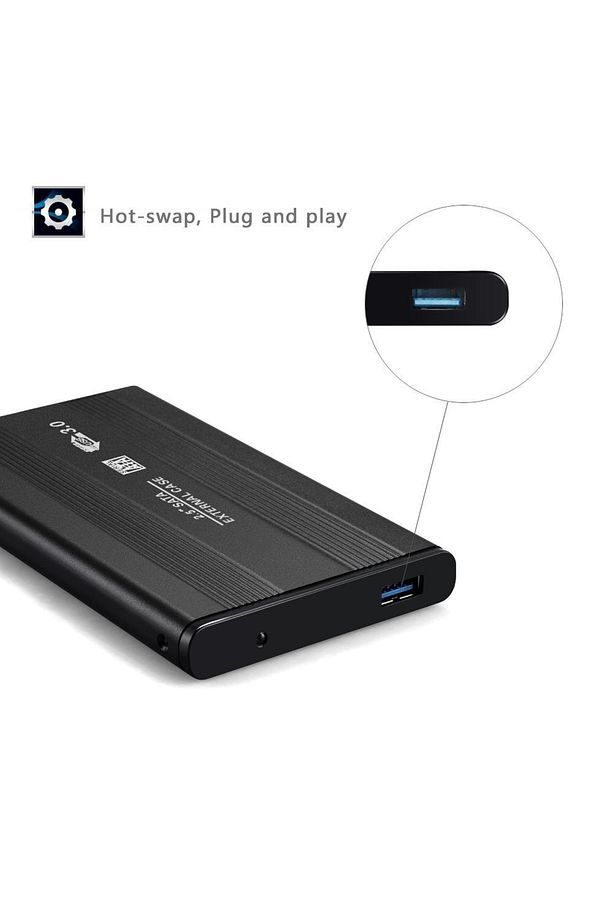 2.5 Hdd Kutusu Usb 3.0 Hardisk Kutusu Metal Gövde Harici Kutu Ssd Kutusu Desteği Windows Mac Için - 4