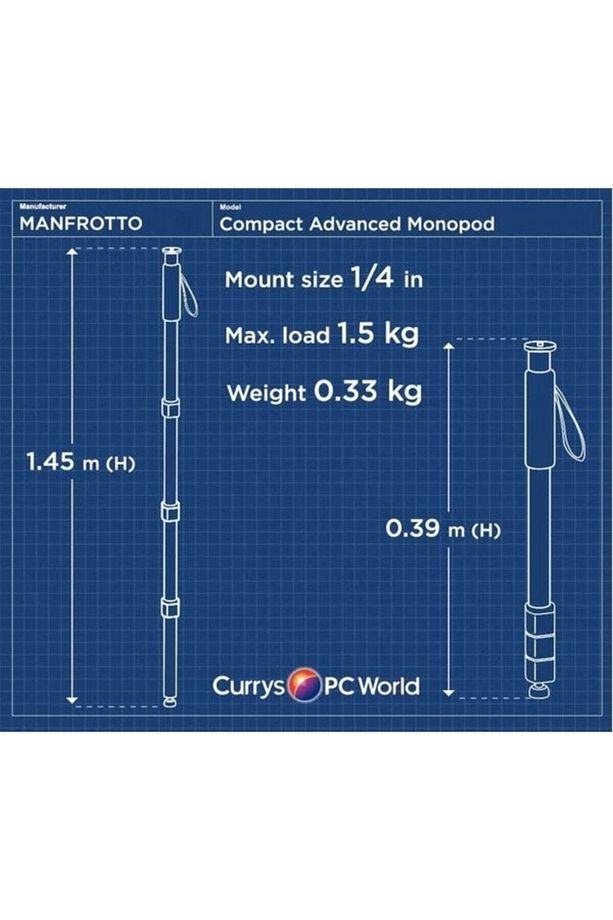 Mm Compact Monopod Advanced Black - 5