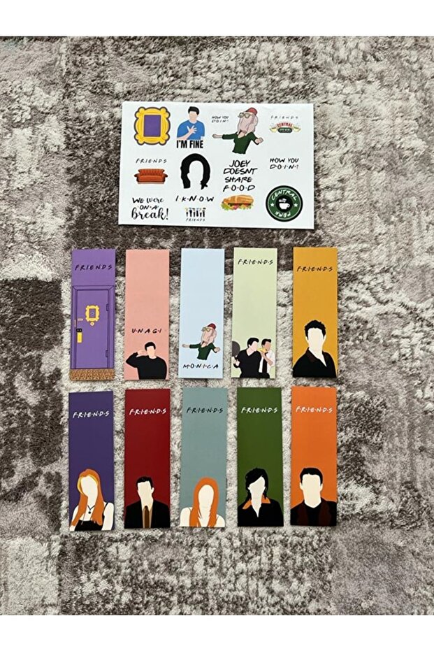Friends Series Bookmark and Stickers Sticker Set Pytkstkryrc21