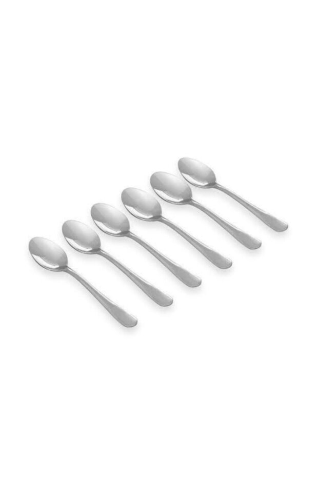 Set of 6 Steel Teaspoons