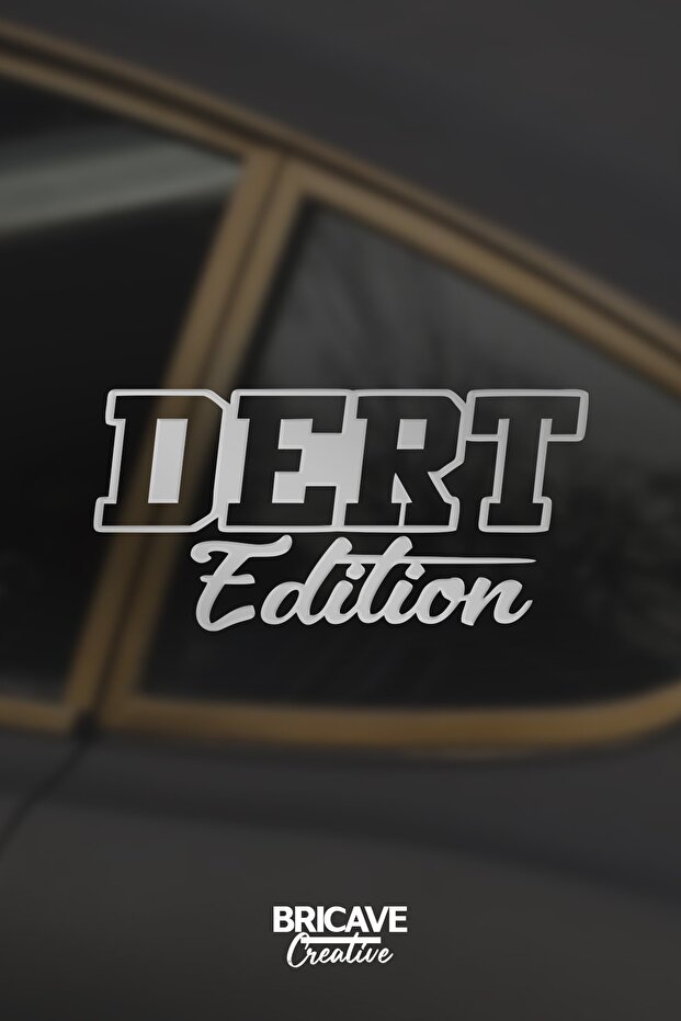 ملصق ملصق على الزجاج الأمامي للسيارة والدراجة النارية مقاس 18x9 سم من Dert Edition Jdm