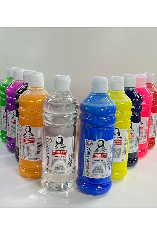 Mona Lisa Slime (slaym) Sıvı Yapıştırıcı Neon Pembe 500 Ml. - 1