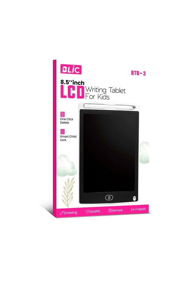 Writing Tablet Lcd Dijital Kalemli Çizim Yazı Tahtası Grafik Not Yazma Eğitim Tableti 8.5inç - 3
