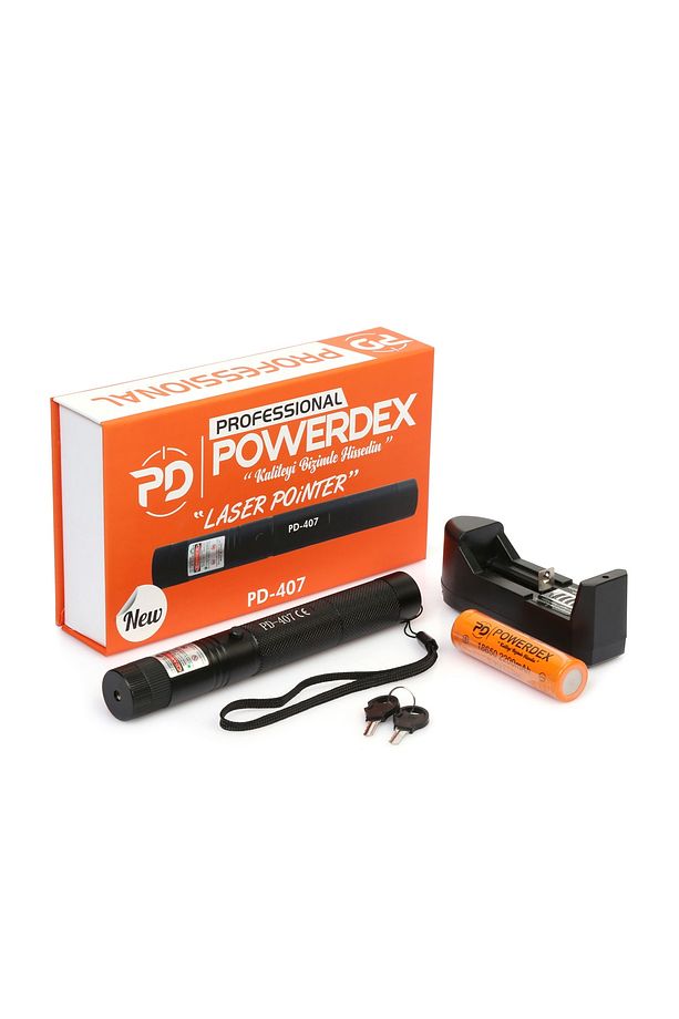 Pd-407 Şarjlı Yeşil Lazer Pointer - 4