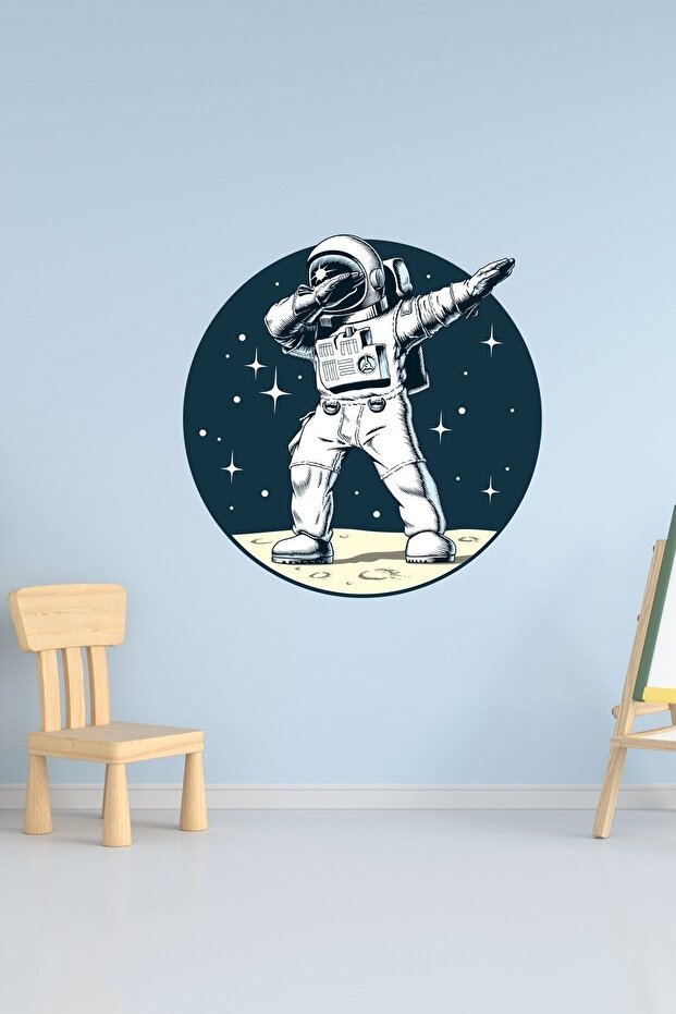 Astronot Duvar Sticker Seti - 1