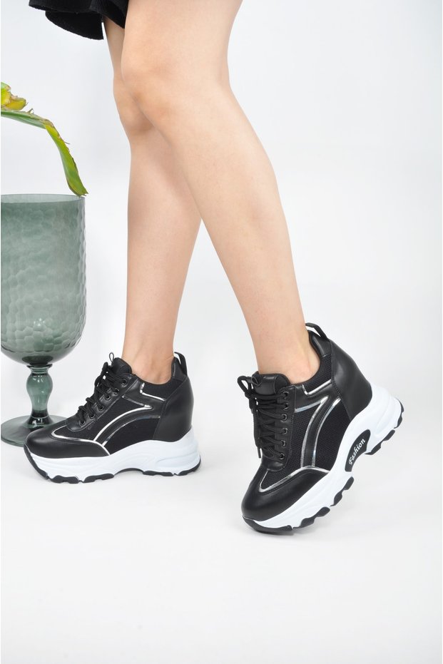 Hidden Wedge Heels Sports Shoes Women
