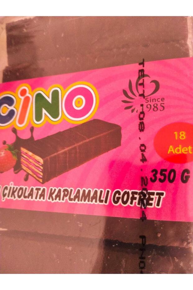Çikolata Kaplamalı Çilekli Gofret 350 Gram (18 Adet Gofret Bar Içerir)-yeni Ürün - 2
