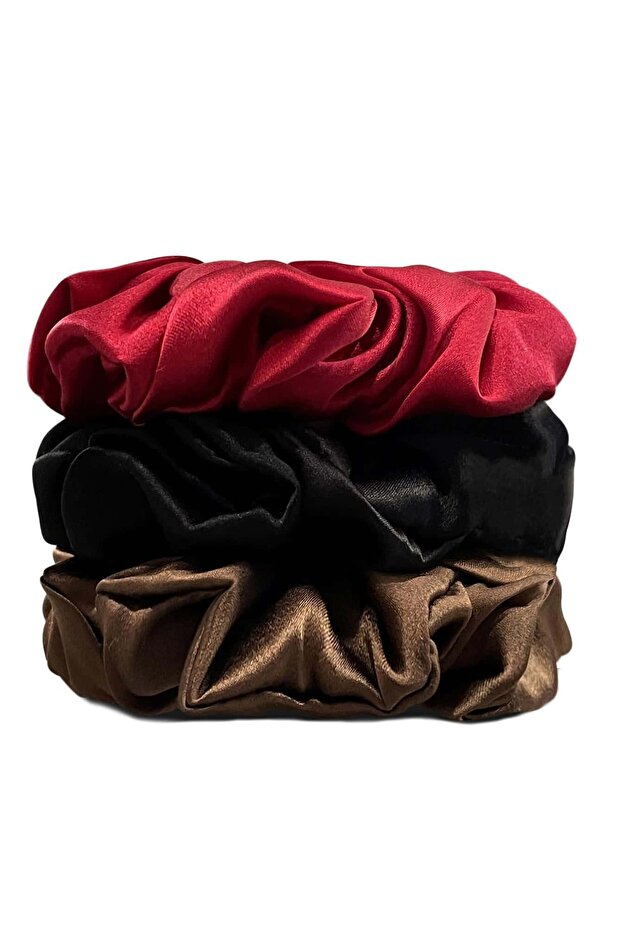 Women's 3-Piece Satin Buckle Set