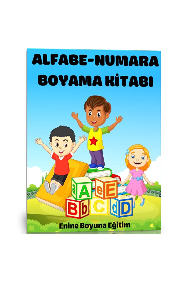 Preschool Alphabet-Number Coloring Book