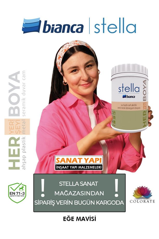 Stella Boya Yeni Renkler 1Lt - 1