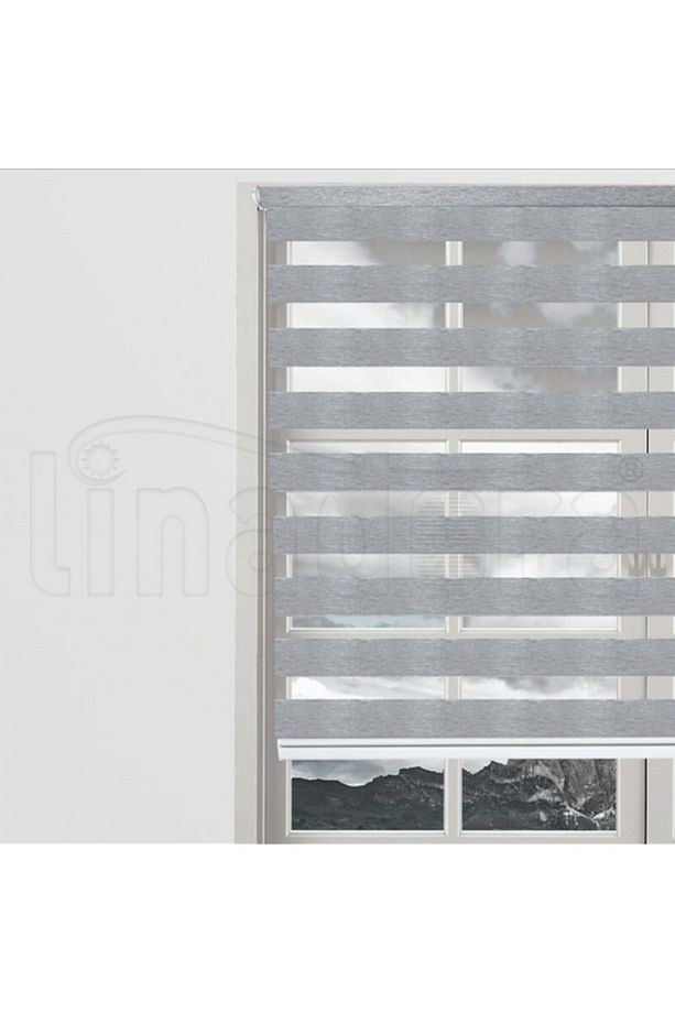 Zebra Stor Bambu Gri - 1